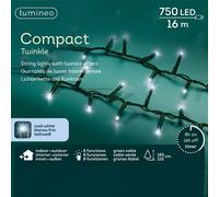 Luci di Natale 750 LED Bianco Freddo 16 mt