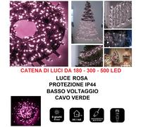 luci di natale a led da esterno interno natalizie per albero giardino catena ^