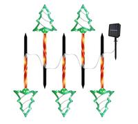 Luci Di Natale Ad Energia Solare,Luci Di Natale Per Esterno Ad Energia Solare | 5 Pezzi Illuminazione Ambiente Per Viale Sentiero Giardino Terrazzo Patio
