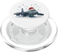 Luci di Natale avvolte sull'aereo aereo B-52 aereo militare PopSockets PopGrip per MagSafe