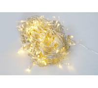 Luci di Natale Cascata 240 Flash LED 200x100 cm Luce Calda Cavo 3m Trasparente