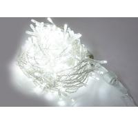 Luci di Natale Cascata 240 Flash LED 200x100 cm Luce Fredda Cavo 3m Trasparente