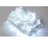 Luci di Natale Cascata Effetto Pioggia 360 LED 200x200 cm Luce Fredda Cavo 3m Trasparente