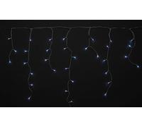 LUCI DI NATALE CATENA A TENDA SFALSATA 115 LUCI LED BIANCO FREDDO MAURER