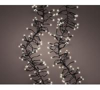 LUCI DI NATALE CLUSTER 1512 LED BIANCO CALDO 14 MT
