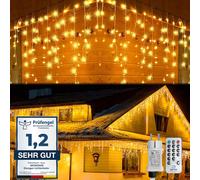 Luci Di Natale Da Esterno 15M 660LED Decorazioni Casa, Luci Natalizie Da Esterno