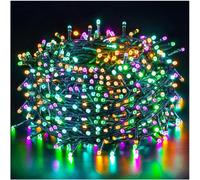 Luci di Natale LED 50M 500 LED, Impermeabili, Multicolore, 8 Modalità, Decora...