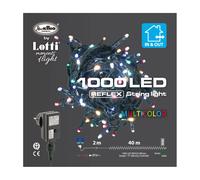 Catena lineare TL-C 1000 LED MULTICOLOR ø5mm Reflex Dim.2+40 M Luci Natale [EEK: Conforme]