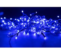 Luci di Natale LYVIA Pazze 6m cavo verde, Blu