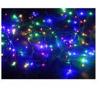 Luci di Natale LYVIA Pazze 6m cavo verde, Multicolor