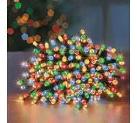 Luci Di Natale Multicolore 200 Multi-Azione Supabrights LED Su Cavo Verde