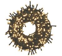 Filo 1000 led bianco caldo, 49,95 m, uso esterno, 8 giochi luce, Santa's House by Kooper