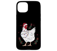 Luci di Natale Pollo Babbo Natale Divertente Albero di Natale Pulcino Custodia per iPhone 15 Plus