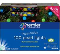 Luci Di Natale Premier 100 LED Perle, Multicolore 10M