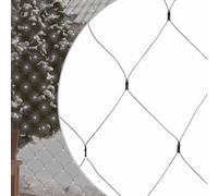 VidaXL Luce Natalizia Rete 544 LED Bianco Freddo Interno/Esterno 4x4m