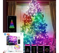 LUCI DI NATALE SMART WIFI CATENA LUMINOSA ALBERO LED RGB SMARTPHONE IPHONE