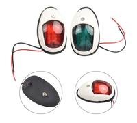 Luci di navigazione LED durevoli e affidabili per barca pontone colore verde e r