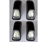 Luci di posizione a LED 24 V di colore bianco, per angolo laterale posteriore del tetto di camion, camioncino, rimorchio, 4 x 4 Mercedes (4 confezioni da 8)