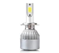 Luci Di Posizione A Led,Angel Eyes 2 pz/lampadine del faro H7 luci for auto H4 880 H11 HB3 9005 HB4 9006 H13 6000K 72W 12V 7200LM Cartelli automatici(WHITE_H11)