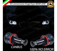 LUCI DI POSIZIONE LED H8 SPECIFICO ANGEL EYES BMW X1 E84 6000K BIANCO CANBUS