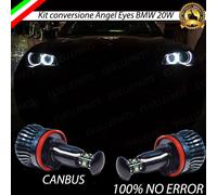 LUCI DI POSIZIONE LED H8 SPECIFICO ANGEL EYES BMW X6 E71 6000K BIANCO CANBUS