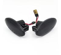 Luci di segnalazione laterali a LED dinamiche per Nissan Qashqai J10 X-trail T31 Cube Juke Leaf Micra K13 Note E11 (nero)