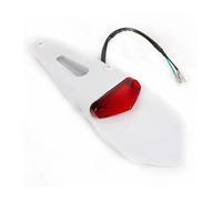 Luci di segnalazione per motociclette Parafango Posteriore Per Moto Con Fanale Posteriore Da 12 V E Luce Freno, Indicatore Di Direzione Anteriore O Indicatore Di Direzione Posteriore(White)