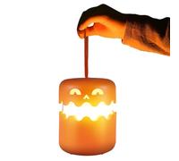 Luci di zucca a LED - Pumpa Halloween a LED con batterie | Luci da esterno - Lanterna pieghevole, accessori per lanterna, pieghevole, decorazione di decorazioni di Halloween Garden
