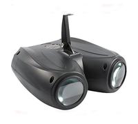 Luci Discoteca, 128LED 30W Doppia Testa Dirigibile Luce Della Fase RGB Modello Effetto Proiettore di Illuminazione DJ Disco Party Ha Condotto Le Luci for Natale KTV Pub per DJ, Discoteca, Fotografia,