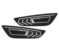 Luci Diurne A LED Dinamiche Per Auto, DRL, Indicatori Di Direzione Fendinebbia, Bianco Giallo, Per Ford Per Focus 2015, 2016, 2017 E 2018 Gruppo Fari Fendinebbia(DRL Only)