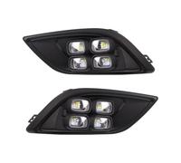 Luci Diurne A LED DRL Con Indicatori Di Direzione Gialli E Fendinebbia, 1 Set Per Chevrolet per Sail 2014, 2015, 2016 E 2017 Fendinebbia Faro Da Lavoro(White and Yellow B)