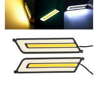Luci diurne LED ambra bianca brillante design sottile e antisismiche