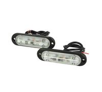 Luci Diurne Led DRLs Driving Light 12V 24V 6X1W IP68 Universale Per Auto Camion