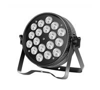 Luci Dj, 18 Luce par piatta quattro in uno LED RGBW for l'illuminazione professionale della fase del locale notturno della barra della discoteca del partito della chiesa di nozze per Palcoscenico Disc