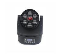 Luci Dj, 6x15W Bee Eye Beam Wash Moving Head RGBWA UV Stage Lighting DJ Disco Christmas Party Music Sound per Palcoscenico Discoteche Bar DJ