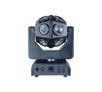 Luci Dj, DJ Stage Head Light 12pcs RGBW 4in1 ad alta luminosità Led Head Light Disco Ball Party Light Aro De Luz Selfie Ring Light per Palcoscenico Discoteche Bar DJ
