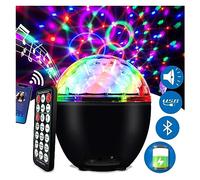 Luci Dj, La discoteca del DJ illumina le luci rotanti della fase del partito del LED di 16 colori con telecomando for il Natale della barra della festa della discoteca di compleanno per Palcoscenico D