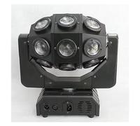 Luci Dj, Led 18 Beam Light RGBW LED Stepless Rotating Angle Moving Head Light DJ Disco Bar Ballroom Party Stage Effect Light per Palcoscenico Discoteche Bar DJ