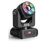 Luci Dj, LED Moving Head Light Beam Spotlight Pattern Projector DMX Sound Activated Remote Control for DJ Disco Party Wedding Lamp per Palcoscenico Discoteche Bar DJ