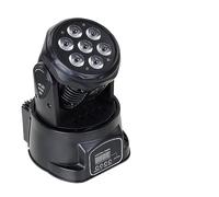 Luci Dj, LED Wash 7x18W RGBWA + UV/7x12W RGBW Illuminazione a testa mobile 4in1 RGBW for DJ da discoteca KTV 12/16DMX Canali LED Stage Dj Light per Palcoscenico Discoteche Bar DJ(With Beam)