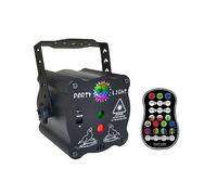 Luci Dj, Party DJ Disco Light USB Ricaricabile RGB LED Strobo Stage Proiettore attivato dal suono for la danza Compleanno Matrimonio Bar Natale per Palcoscenico Discoteche Bar DJ(USB plug in)