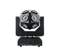 Luci Dj, Testa mobile a fascio led 12 × 12 W Rgbw Luce stroboscopica da discoteca rotante Controller 4in1 DJ professionale Party Nightclub Club Wedding St per Palcoscenico Discoteche Bar DJ