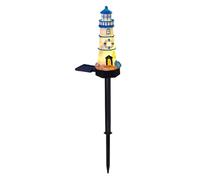 Luci Esterno per Giardino | Design A Torre Di Guardia Lampada Da Percorso - Illuminazione Esterno Impermeabile Decorativa per Recinzione Giardino Sentiero Balcone Terrazzo