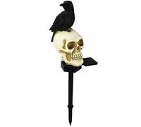 Luci Fantasma | Decorazioni Halloween Illuminate a Forma di Corvo in Resina,Illuminazione Realistica Luminosa per Interni Casa Giardino Cortile Festa Portico Sentiero Terrazza