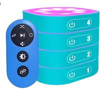 Luci For L'allenamento Della Reazione, Attrezzatura For L'allenamento Della Velocità Di Reazione Agile, Migliora La Percezione, Allenamento Della Coordinazione Occhio-mano, For Calcio, Boxe(8Lights)