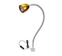 Luci for macchine utensili a LED da 500 mm for CNC, impermeabili, antiolio, antideflagranti e luci lavoro for 24 V 36 220 Facile da installare(9W Circular Magnet,36v)