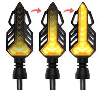 Luci Freccia LED 13 LED Dinamiche Gialle 2 Luci Freccia LED(Flowing Yellow Light)