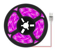 Luci impermeabili per coltivare le piante, strisce luminose a LED, impermeabili, per acquario, serra, piante idroponiche, fiori da giardino (dimensioni: 2 m)