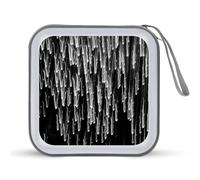 Luci in fibra ottica divertente CD Case Holder Organizer 40 Capacità DVD Collection Storage Bag Portafoglio per Auto Casa Viaggio