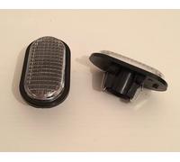 Luci Indicatori Laterali Trasparenti x 2 Per Renault Megane 19 Kangoo Laguna